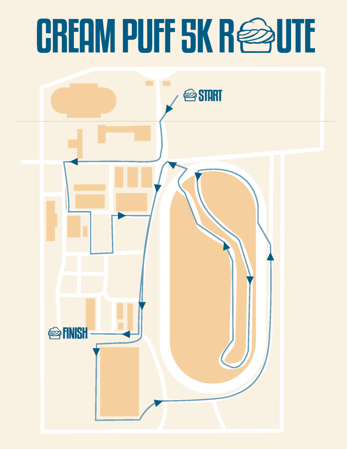 cream puff 5k route