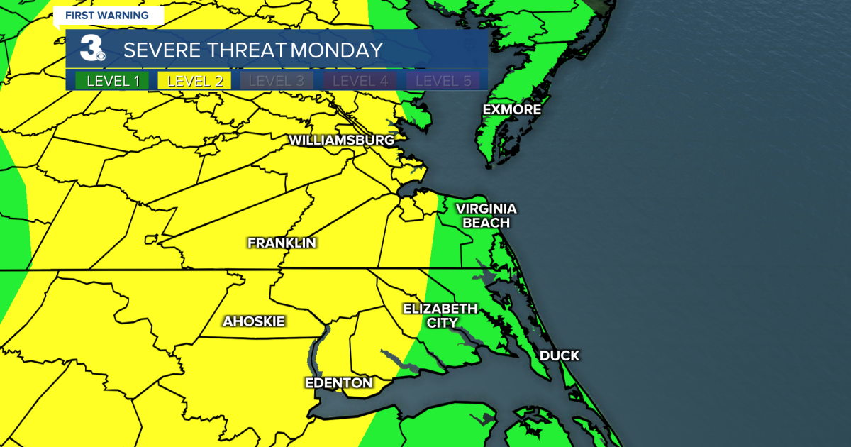 First Warning Forecast: Warm, humid, and scattered storms to start the week