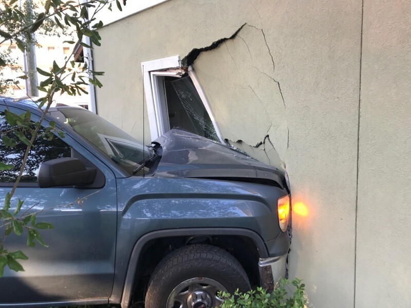 CPD Stolen Vehicle into Apartment 