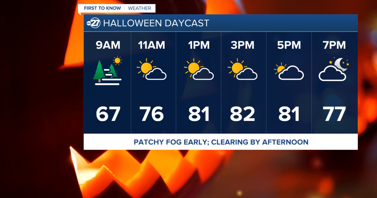 Spooky Halloween early with fog in the forecast