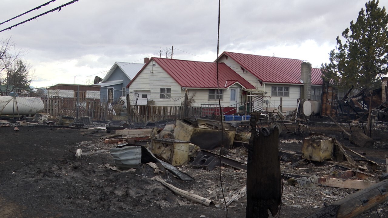 Denton residents survey damage after devastating fire