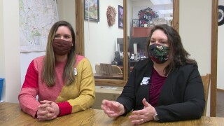 Marisela Hazzard and Rebecca Engum