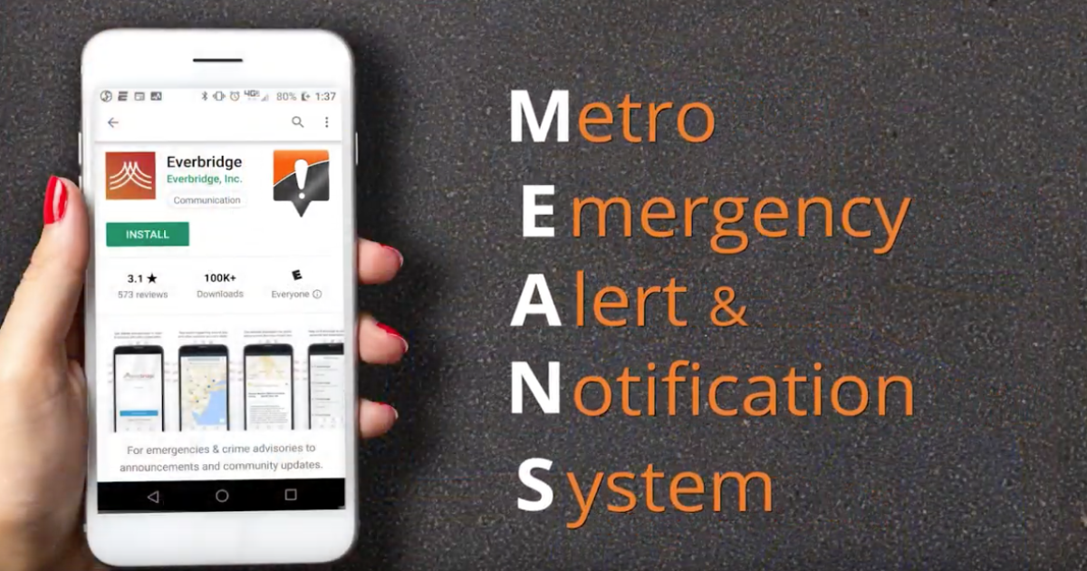 Metro debuts 'MEANS' emergency messaging system