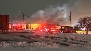 Warrensville Heights building fire