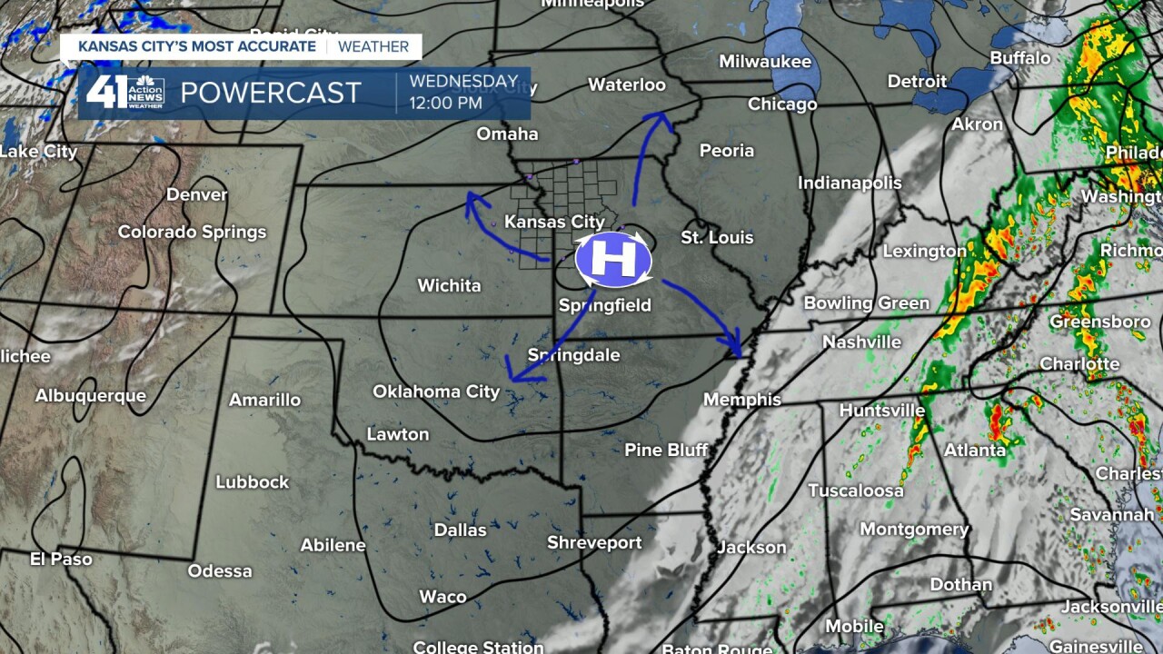 High Pressure Over KC