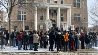 Hundreds of students joined nationwide demonstrations supporting immigrant communities amid recent enforcement actions