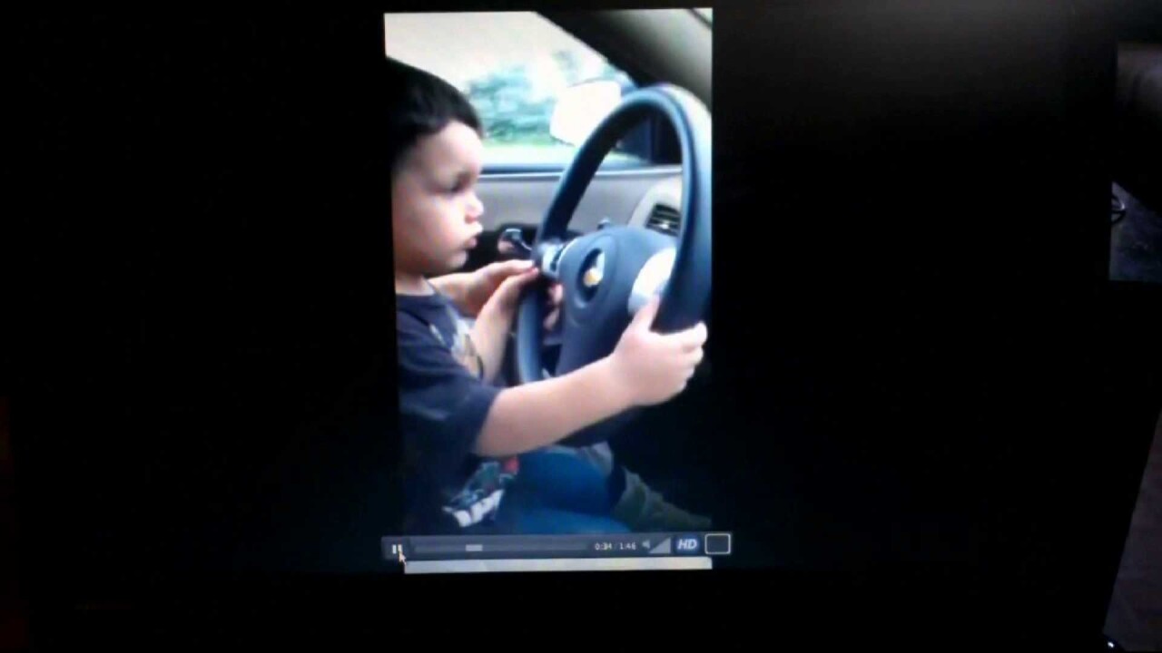 North Carolina couple allows two-year-old to drive