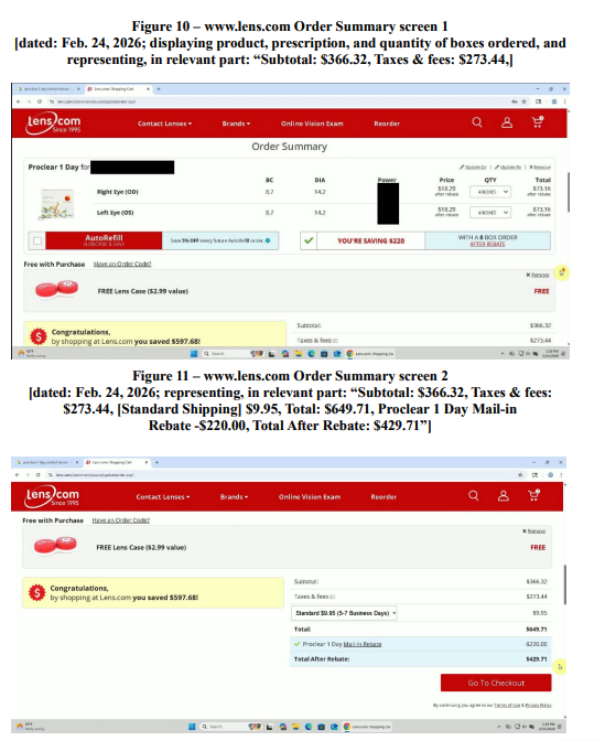 Lens.com lawsuit