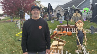 Mitch Maritato is an electrical engineer who created Maritato Home Haunt in Germantown