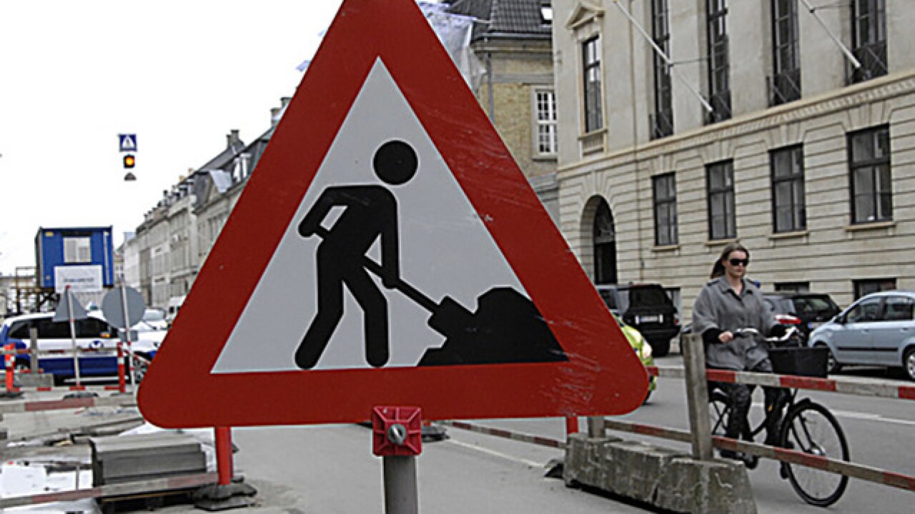 Charles Street lane closed for sidewalk work