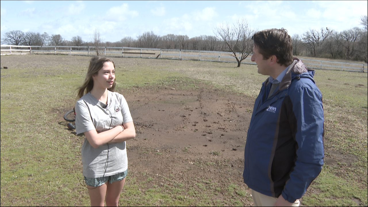 peyton sweet henryetta storm damage