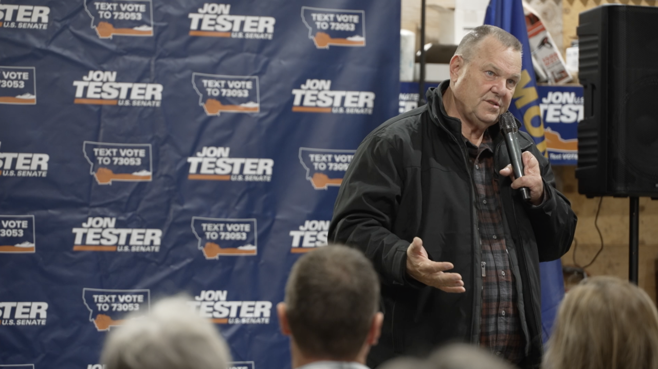Jon Tester rally