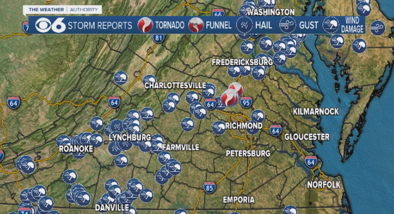 Storm reports Friday, May 27, 2022.
