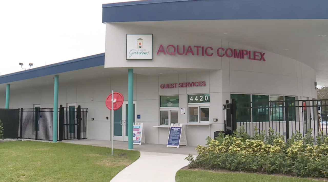 The lap pool at the Palm Beach Gardens Aquatic Complex 01232024.png