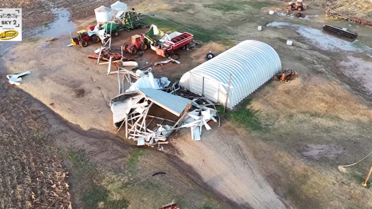 Twisters strike the Oklahoma town that made the movie 'Twister' famous