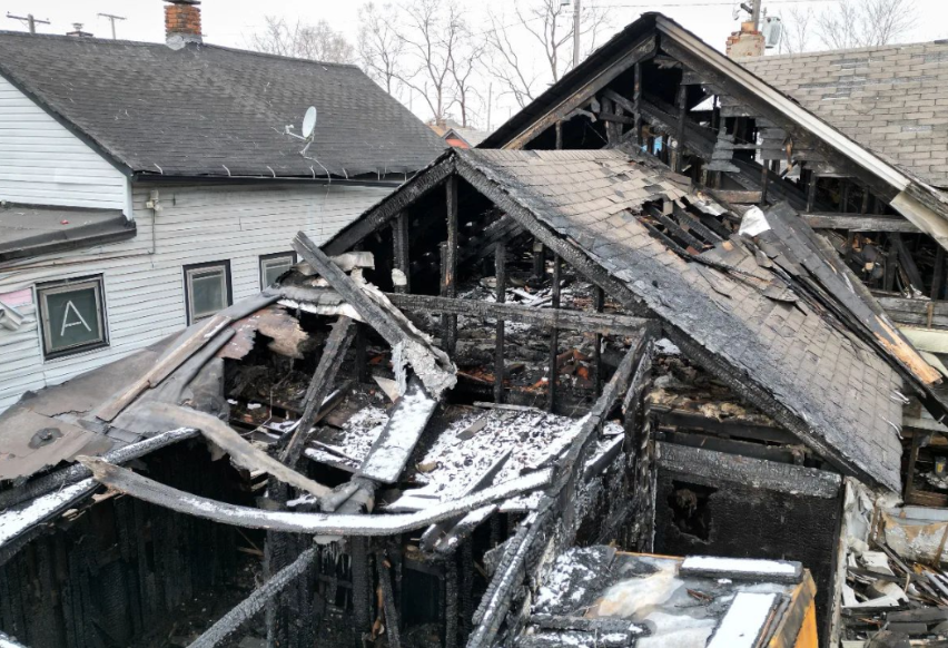 CLE homeowners share safety concerns over slow demolition of burned-out homes