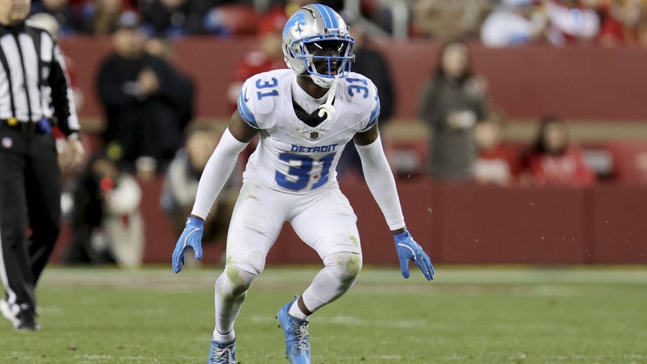 Detroit Lions reach agreement on 4-year extension with safety Kerby Joseph