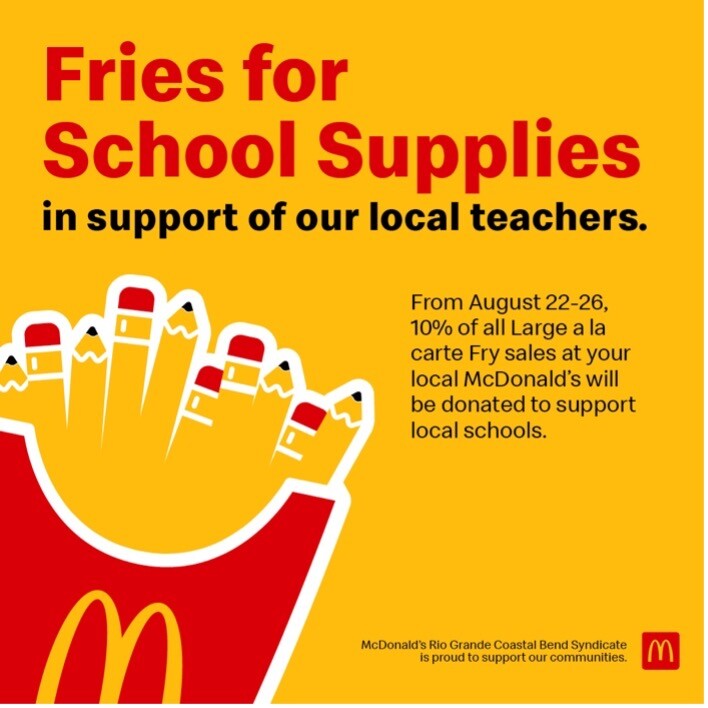 Fries for School Supplies