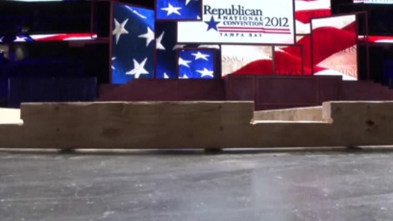 Raw Video: RNC Debuts Party’s Convention Stage