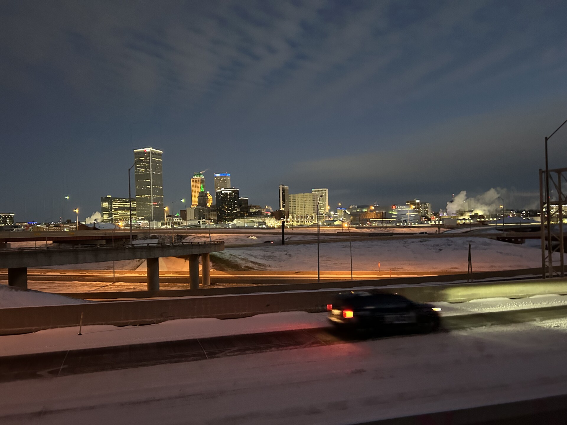 Tulsa Skyline Snow pt 2