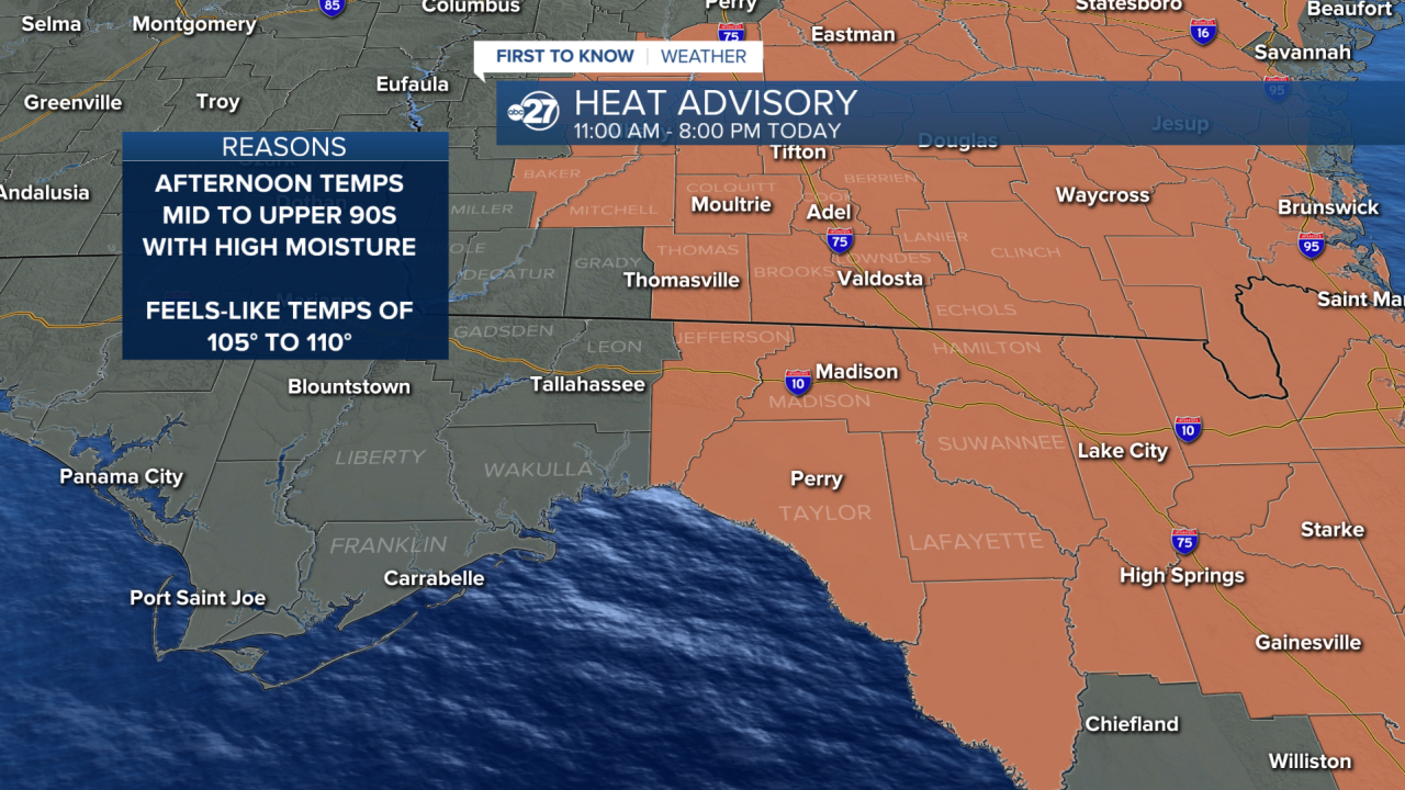 Heat advisory