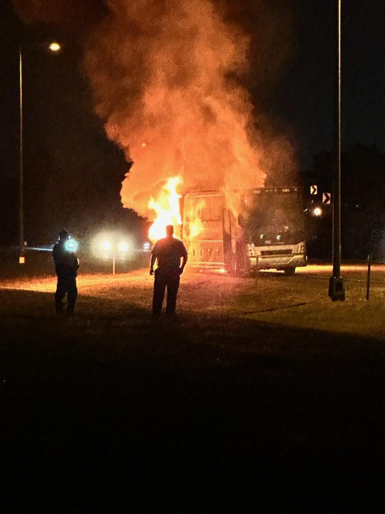 Carson City-Crystal Marching Eagles bus fire