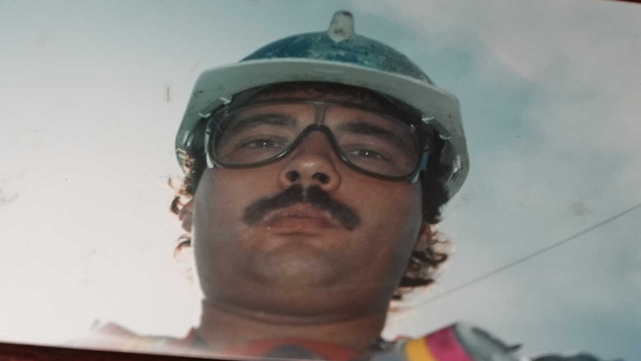 Young Tom Tennison working at ASARCO