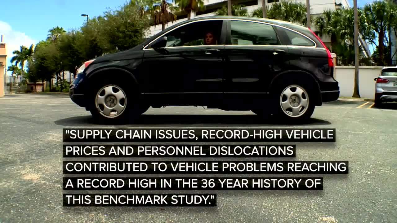 J.D. Power 2022 Initial Quality Study quote below vehicle