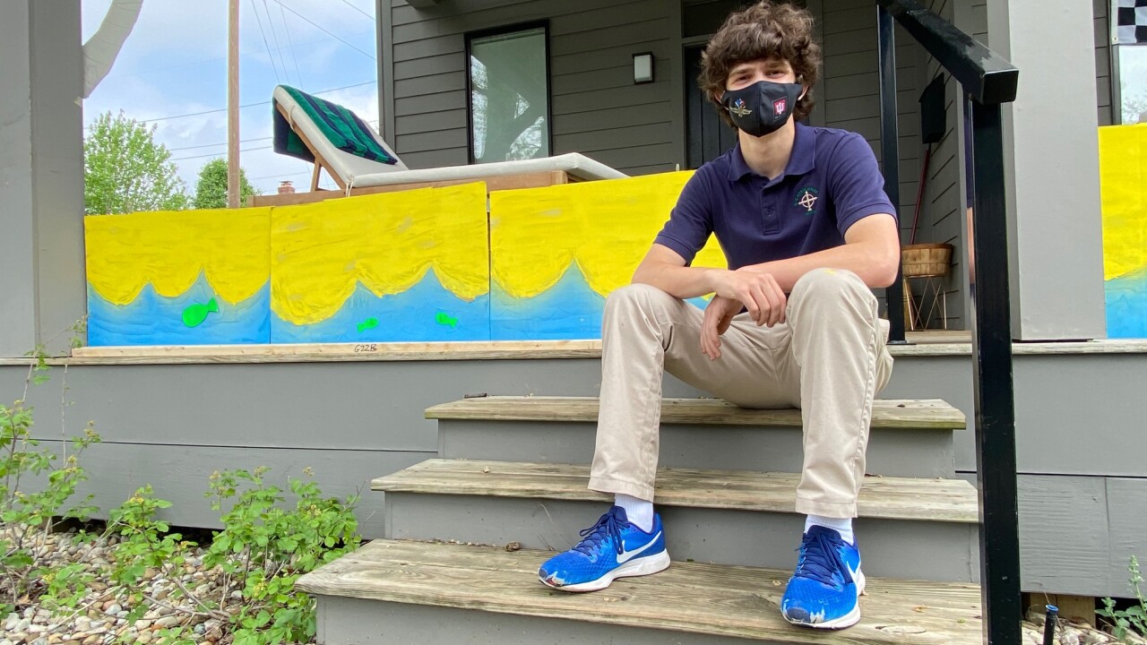 High Schooler transforms front porch for '500 Spectacle of Homes'