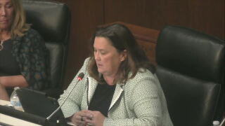 Mary Bunting speaking to Hampton City Council