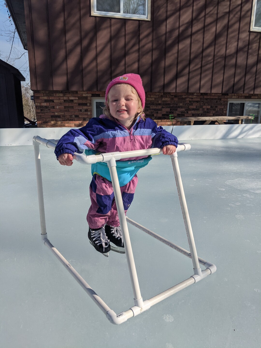 Grace Lautenbach on the ice