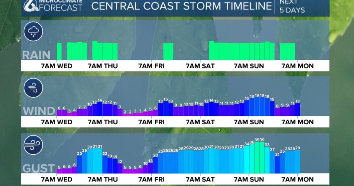 Soggy weather to end 2025 and even more rain for the first week of 2026