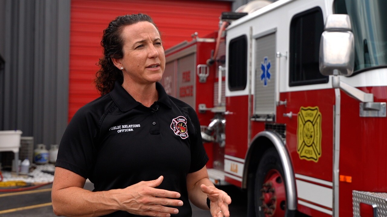 Katie Heck, Lehigh Acres Fire Control and Rescue District's PIO