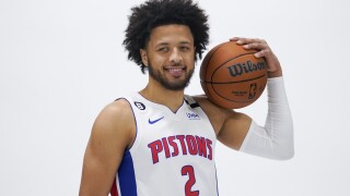 Pistons Media Day Basketball