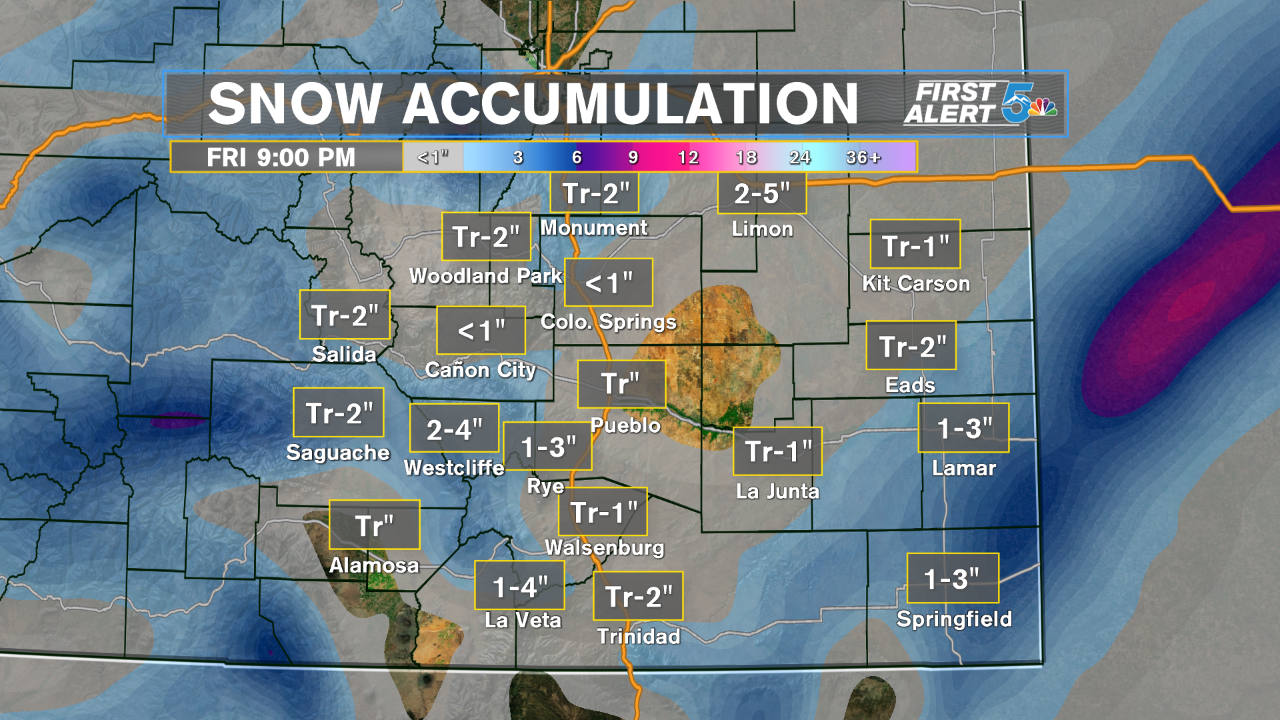 Snow Accumulation 1/10/2020