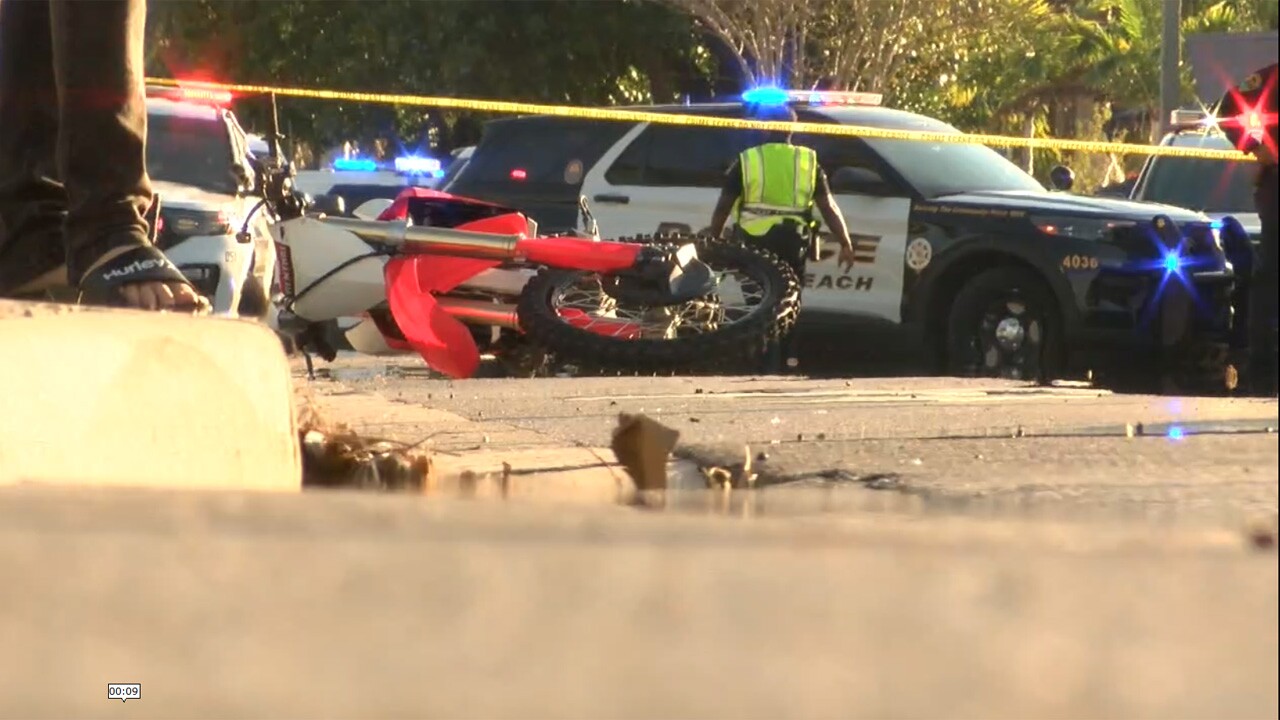 Boynton Beach police said a 13-year-old boy died Sunday afternoon during an attempted traffic stop.