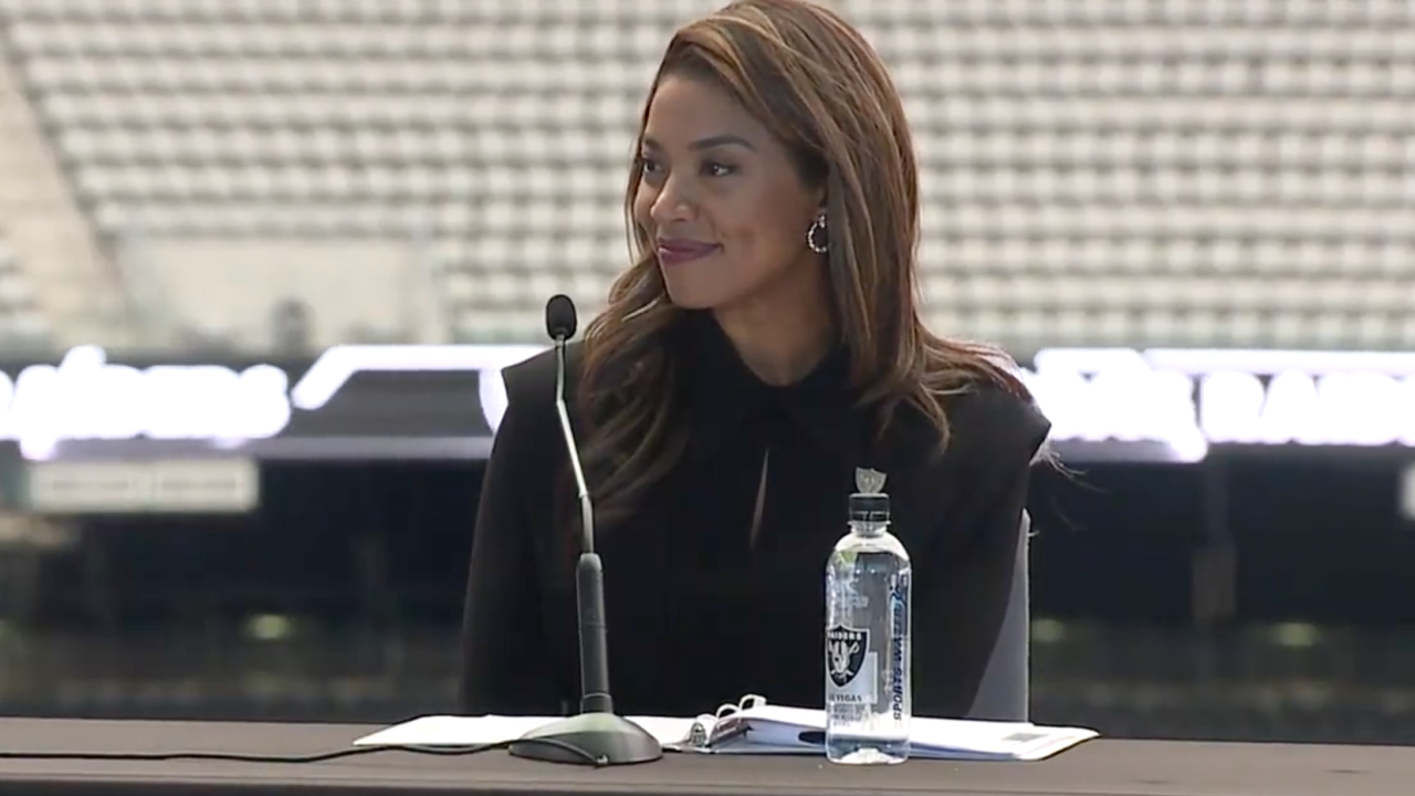 Raiders announce 1st Black female team president in NFL history - ABC News