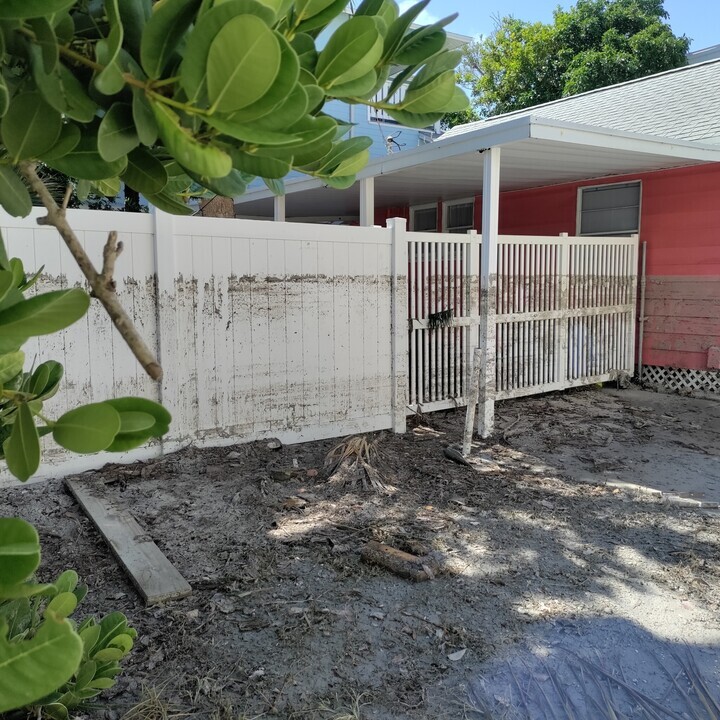 Martin's flooded home