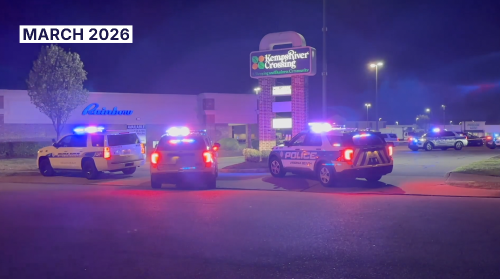 Virginia Beach shootings down more than 20% compared with last year