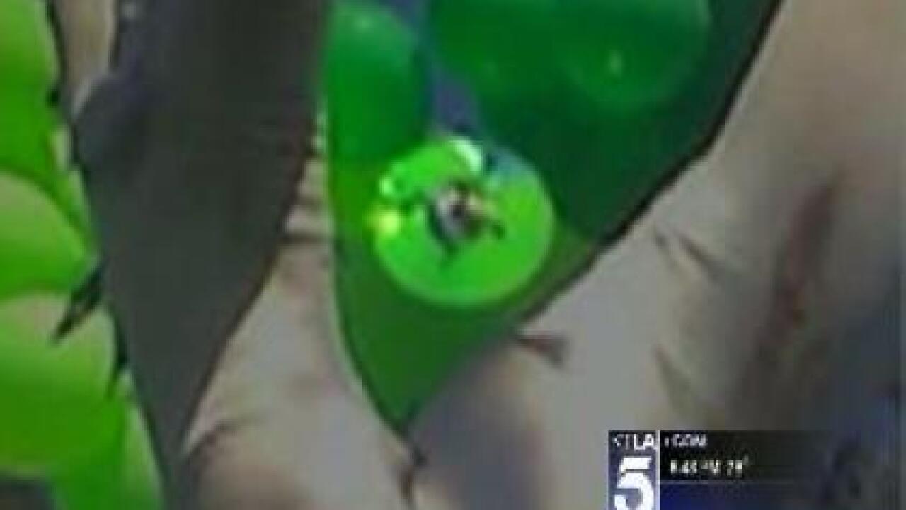 Turtle rescued after pranksters duct tape it to balloons