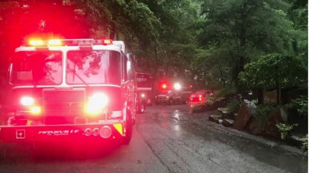 Zionsville home struck by lightning