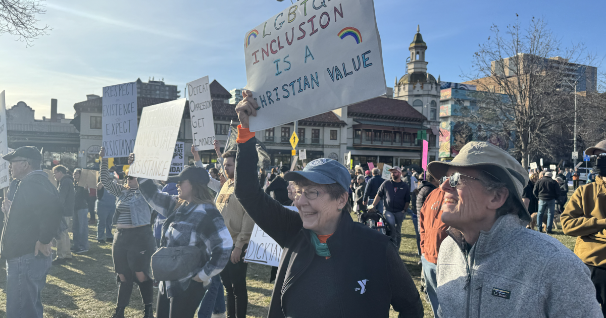 Hundreds gather in Mill Creek Park for peaceful human rights protest