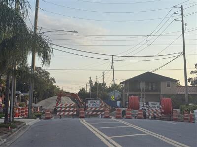 Skinner Boulevard construction Dunedin