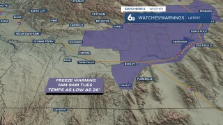 Freeze Warning