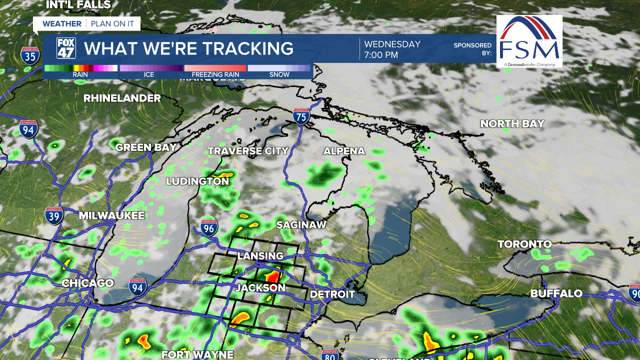 Scattered Showers and Storms Continue Wednesday