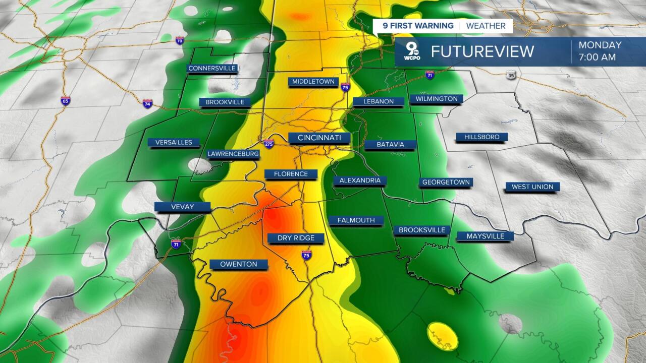 October 25 7 a.m. radar 