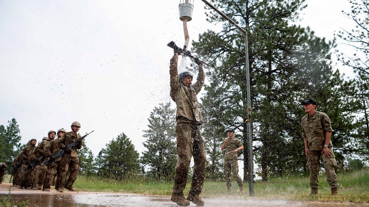 U.S. Air Force Academy BCT Class of 2029 Assault Course