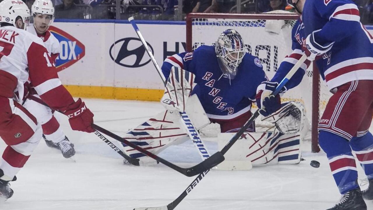 New York Rangers goaltender Igor Shesterkin