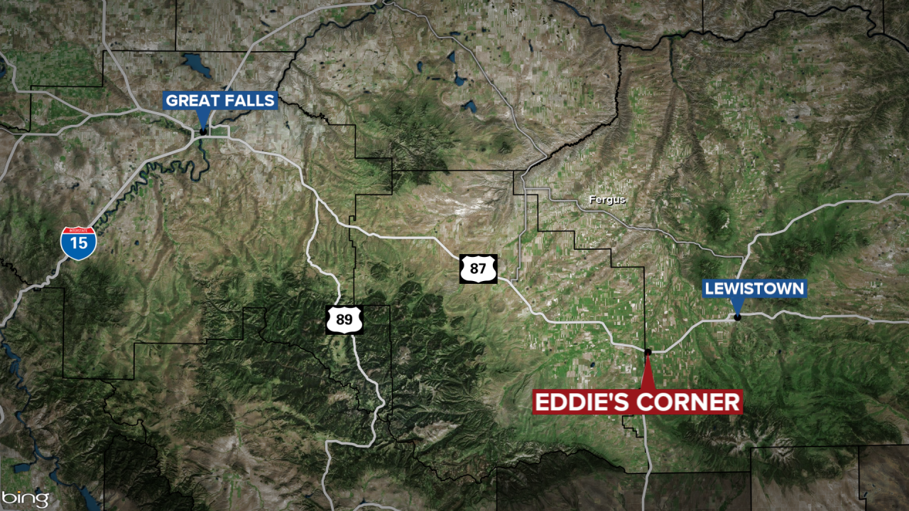 Eddie's Corner Montana map