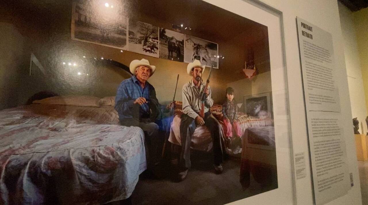 A color photograph from Segarra's exhibit.